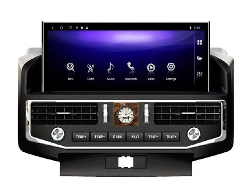 Магнитола для Toyota Land Cruiser 200 (2007-2015) Android 12 8/128GB QLED DSP 4G модель ZH-T1201