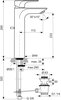 Ideal Standard A5840AA СНЯТ IS     A5840AA Strada Vessel  Смеситель для свободностоящей раковины 233 мм, HWTC, 5 л/мин