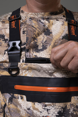 Демисезонные вейдерсы для охоты, рыбалки  Remington Rainstorm with boots Yellow Waterfowl Honeycombs на remingtonn.ru