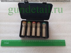 Комплект разноцветных дульных насадок KRL SPORT к.12/76 для Kral М156, М27, Kinematix, Tundra, Azteca, ЭКО, KRX, MOBIL чок