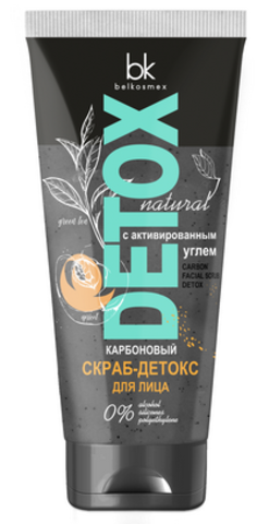 BelKosmex Detox Карбоновый СКРАБ-детокс для лица 80г