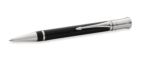 Ручка шариковая Parker Duofold K89, Black PT (S0690650)