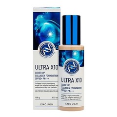 Enough Ulta x10 Cover Up Collagen Foundation тональный крем с коллагеном тон № 13 светлый бежевый