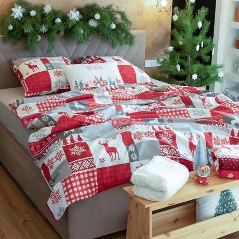 Этель New Year's patchwork 100% хлопок