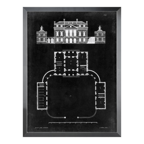 Постеры Eichholtz 109447 Graphic Building & Plan