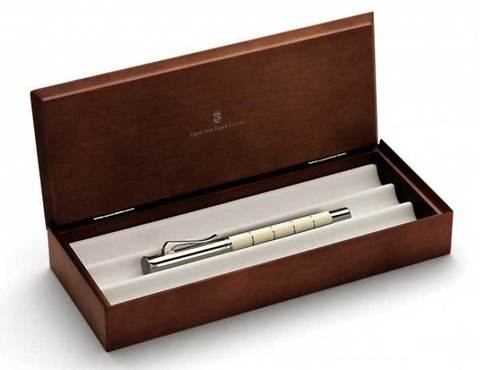 Ручка шариковая Graf von Faber-Castell Classic Anello Ivory