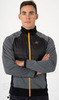 Элитный Теплый лыжный костюм Noname Hybrid 22 UX Black-Grey-Gold мужской