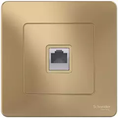 РОЗЕТКА С/У компьют. RJ45, титан BLNIS045004