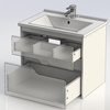 Aquanet 212661 Тумба с раковиной Aquanet Модена 65 белый (212661)