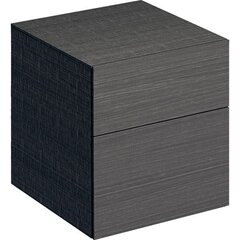 Шкафчик Geberit Xeno² с двумя выдвижными ящиками: B=45см, H=51см, T=46.2см, Серый / Меламин, древесная структура фото