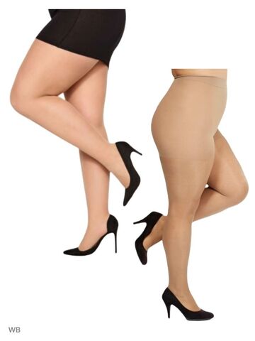 Колготки Маркет Б6 - Большие Колготки для полных 40 Den р.6-8