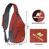 Картинка рюкзак однолямочный Nevo Rhino 8999-1-NW Vermilion red - 4