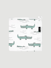 Муслиновое лёгкое одеяло Mjölk Крокодилы