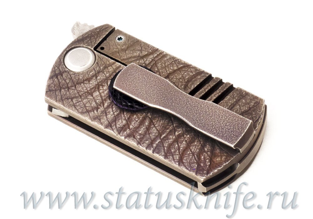 Нож TFK Little Bastard Damascus Kolesnikov carving