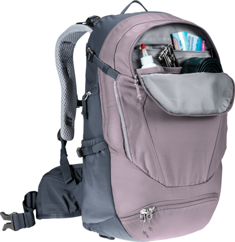 Картинка рюкзак велосипедный Deuter Trans Alpine 22 SL Lavender/Ink - 8