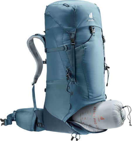Картинка рюкзак туристический Deuter Aircontact Lite 50+10 Atlantic/Ink - 8