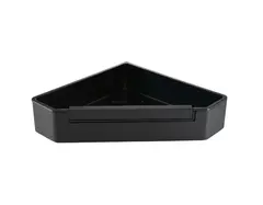 Aquatek AQ4976MB AQ4976MB угловая полка для душа со стеклоочистителем, матовый черный фото