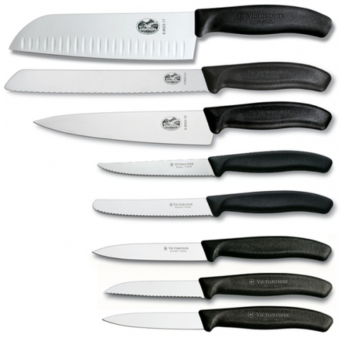 Набор Victorinox в комплекте 8 ножей с подставкой в коробке (6.7173.8)