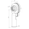 Santek 1WH501805 Писсуар "Гала" с нажимным краном, с креплением, сифон вертикальный
