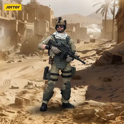Военные набор 5 фигурок масштаб 1/18 Штурмовой отряд 