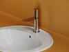 Ceramica Nova CN6079 Раковина встраиваемая сверху Sun, овальная с отверстием перелива, 565x495x200, белый