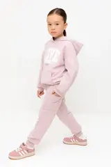 брюки  для девочки  КР 400783/розовый лед