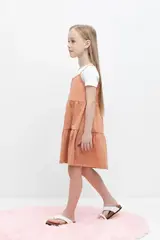 сарафан  для девочки  КР 5799/пробковое дерево к485