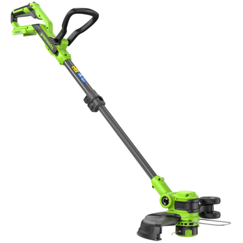 Триммер Greenworks G24LT301, 24v, 30 см, ø 1.6 мм с 1хАКБ 4А и ЗУ (аккумуляторный)
