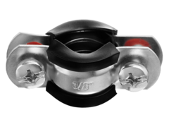 ЗУБР 3/8?, цинк, 10 шт, трубный хомут с гайкой (37850-15-19)