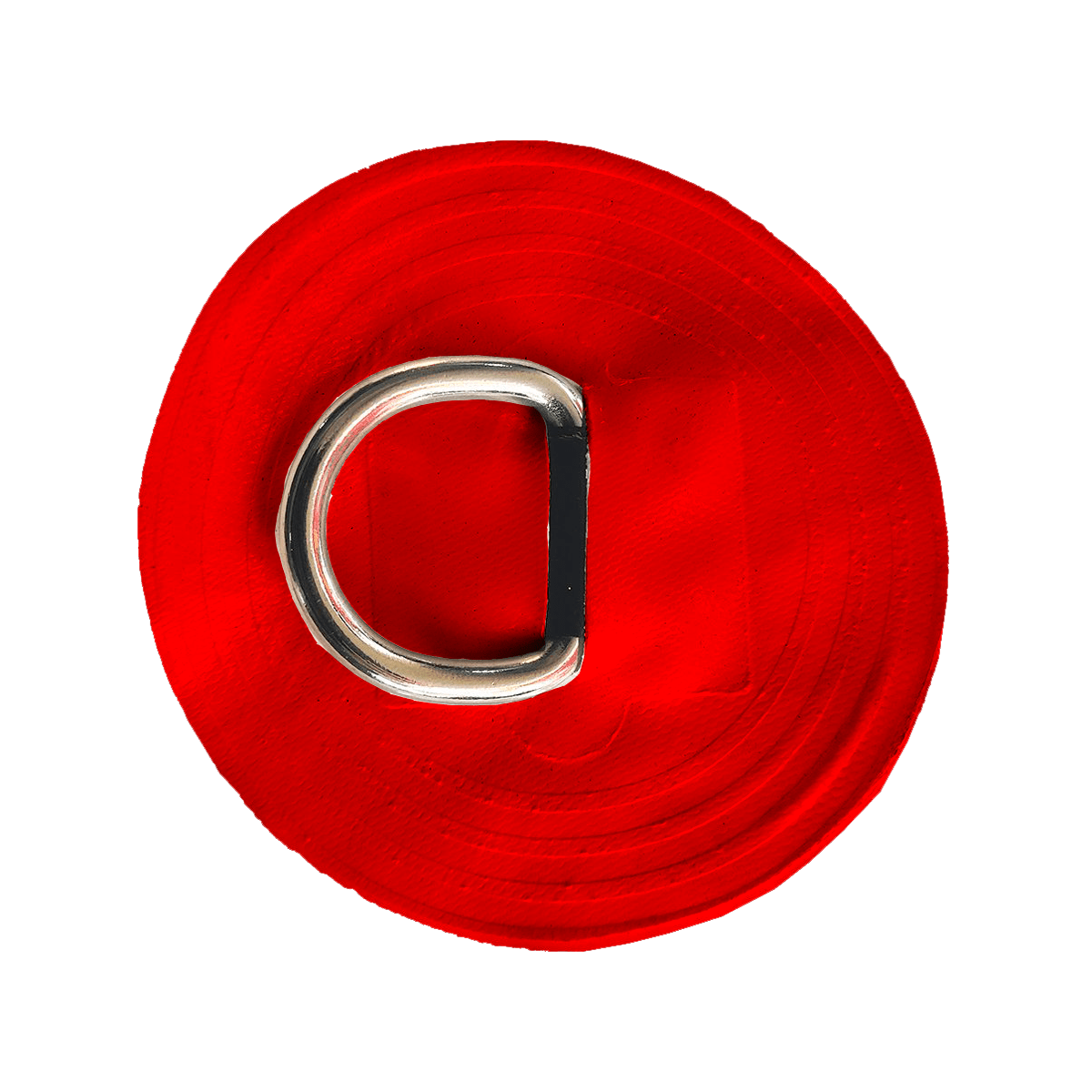 Крепление для батута, красное, круглое, 0.25*0.25*0,03 м
