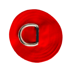 Крепление для батута, красное, круглое, 0.25*0.25*0,03 м