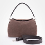 Сумка Саломея 503 эко-замша шоколад