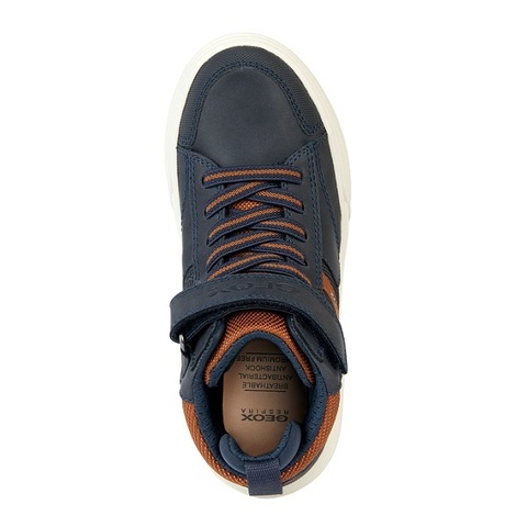 Кеды Geox Weemble Boy Navy/Cognac J26HAA 0MEFU CF46N
