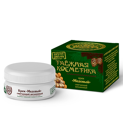 Крем «Медовый» смягчающий витаминный, Алтын Бай