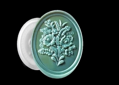 Силиконовый молд № 252 Цветы в рамке