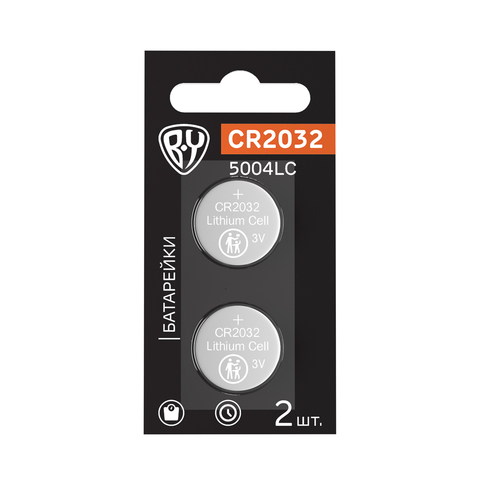 Батарейка CR2032 3V 2шт, BY