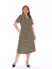 4536 Халат на пуговицах