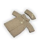 Вязаное пальто - . Одежда для кукол, пупсов и мягких игрушек.