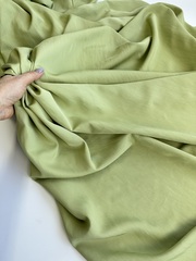 Вискоза с нейлоном, плательная ткань, Фисташковый