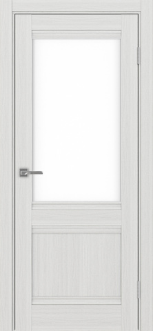 Турин_502U.21.30 ЭКО-шпон Ясень серебристый-LACбелый/Щит МДФ