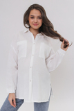 Рубашка для беременных 16453 молочный