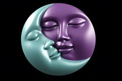 Силиконовый молд Два Светила Солнце и Луна