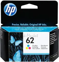 Струйный картридж HP 62 многоцветный, 165 стр., для HP OfficeJet 200