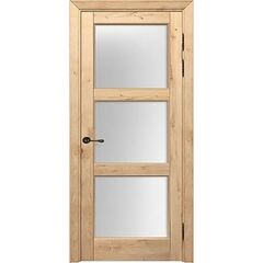 Купить Межкомнатная дверь массив дуба Порталини 8 остеклённая