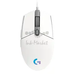 Logitech G102 Мышь проводная, игровая, оптическая, 200-8000 dpi, 25 G, USB, 2,1 метра, белый.