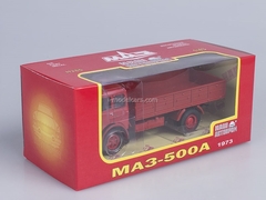 MAZ-500A board 1973 red 1:43 Nash Avtoprom