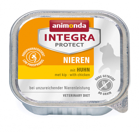 Animonda Integra Protect Renal консервы c курицей для взрослых кошек при ХПН 100г