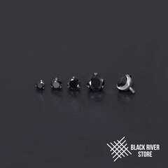 Cubic Zirconia Black