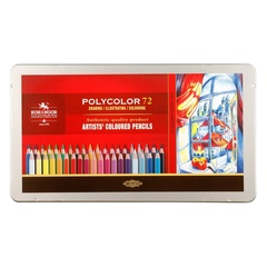 Карандаши цветные художественные KOH-I-NOOR POLYCOLOR 3827, 72 цвета