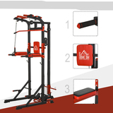 Турник-брусья, тяга сверху  DFC HOMEGYM HOMCOM фото №1